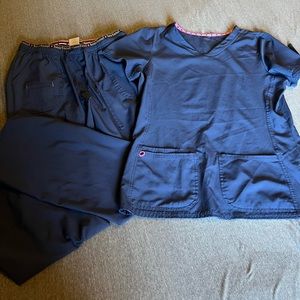 Navy Scrub Set